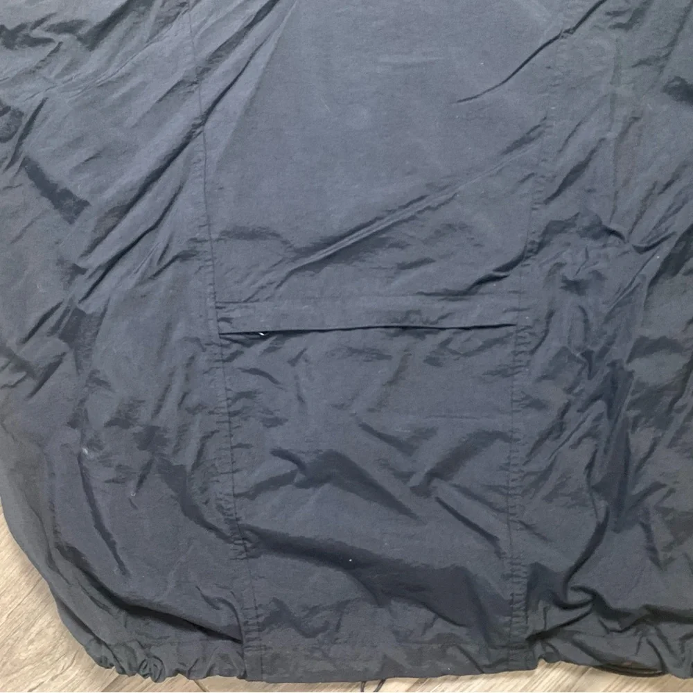 The North Face Vintage Windbreaker Black Half Zip Pullover Jacket Mens XL